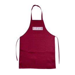 Custom-made red halter neck apron with back tie, design, printing, really thin logo, bag design, custom-made apron, beverage, healthy food industry, apron manufacturing factory AP200 Custom-made red halter neck apron with back tie, design, printing, really thin logo, bag design, custom-made apron, beverage, healthy food industry, apron manufacturing factory AP200